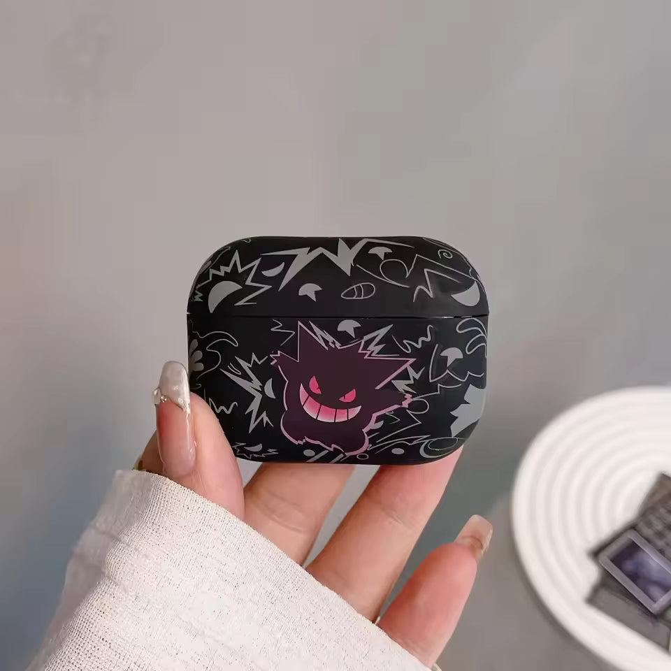 Pouzdro na Airpods 4 2 3 1 Pro 3 2 s anime kapesními monstry a Pokémony Gengar