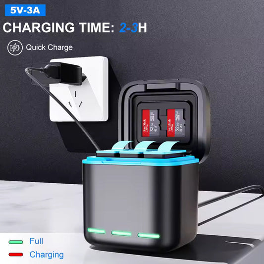 Originální nabíječka pro GoPro GoPro Hero 8 7 6 5 černá