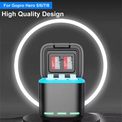 Originální nabíječka pro GoPro GoPro Hero 8 7 6 5 černá