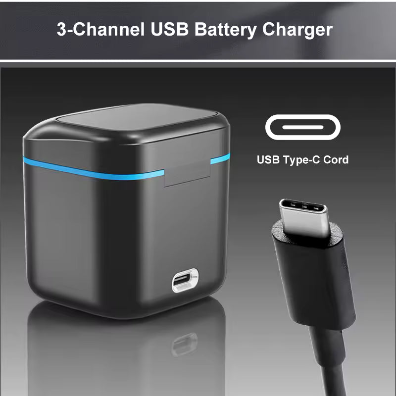 Originální nabíječka pro GoPro GoPro Hero 8 7 6 5 černá